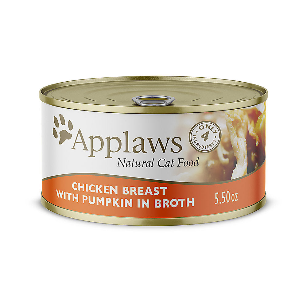 Applaws Natural Wet Cat Food Chicken Breast with Pumpkin in Broth