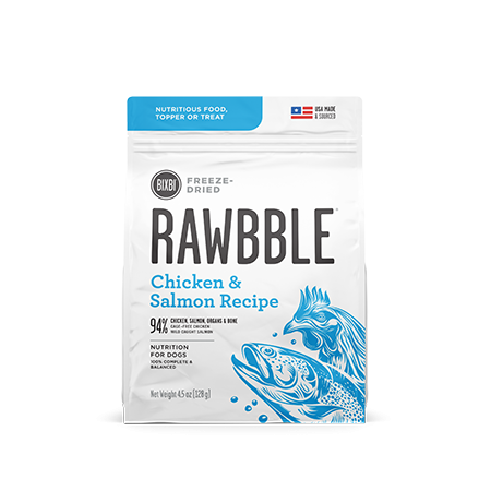 BIXBI Rawbble Freeze Dried Chicken & Salmon